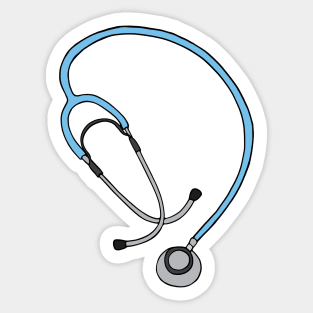 Stethoscope Doctor Nurse Illustration Sticker